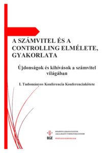 A Számvitel és A Controlling Elmélete, Gyakorlata - Publikációtár